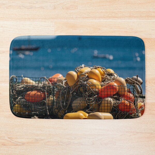 Item preview, Lobster traps and buoys waiting to be used designed and sold by ManiacMoose.