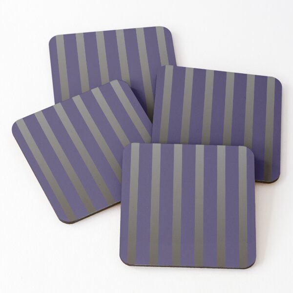 Item preview, Violet vertical stripe design on a gradient taupe background  designed and sold by PetaJaneHome.