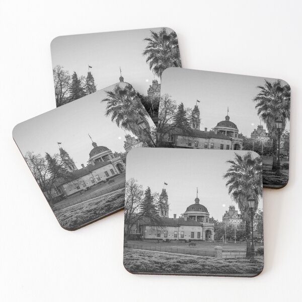 Item preview, Moonrise Over Bendigo - B&W designed and sold by Steven Jodoin.