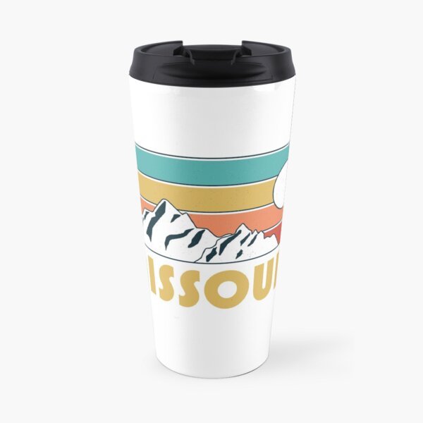 Missouri Retro Vintage - Missouri Mountain Souvenir - Gift - Hometown - Hiking - Nature Travel Mug