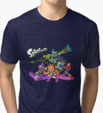 Splatoon - "Get Inked" Tri-blend T-Shirt