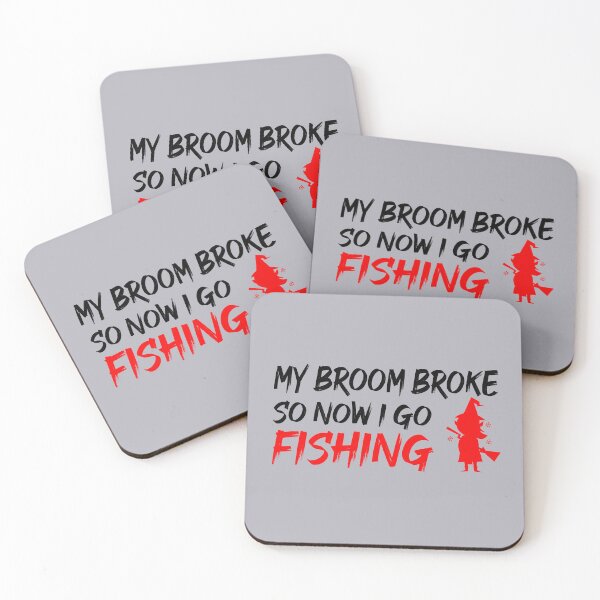 Item preview, My Broom Broke So Now I Go Fishing designed and sold by ZAstore.