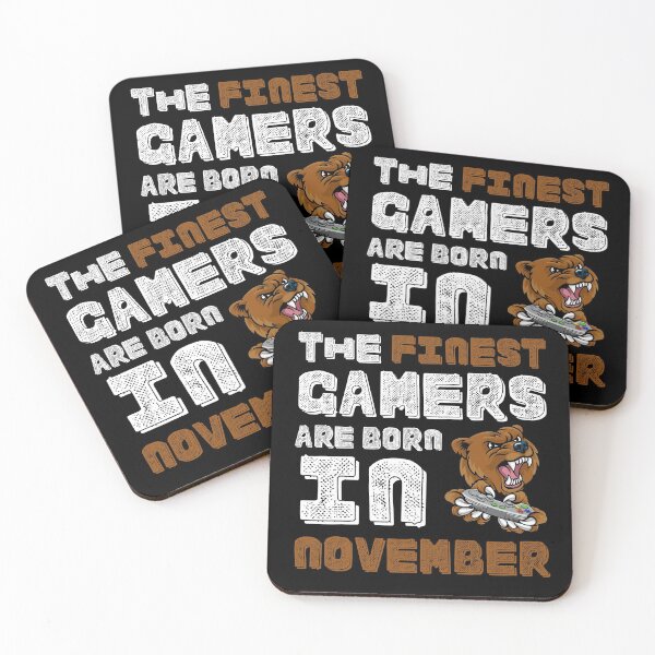 Item preview, THE FINEST GAMERS ARE BORN IN NOVEMBER designed and sold by NiceSign.