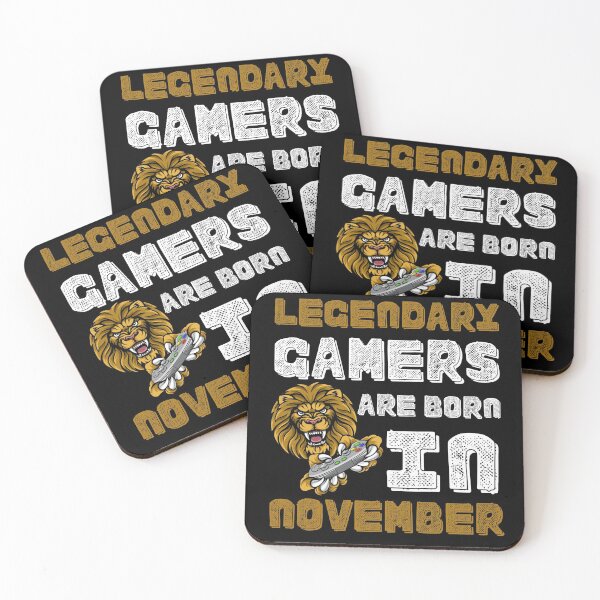 Item preview, LEGENDARY GAMERS ARE BORN IN NOVEMBER designed and sold by NiceSign.