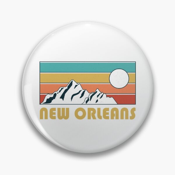 Item preview, New Orleans Retro Vintage - New Orleans Louisiana Mountain Souvenir - Gift - Hometown - Hiking - Nature designed and sold by HappyTees Lab.