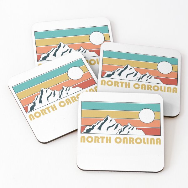 Item preview, North Carolina Retro Vintage - North Carolina Mountain Souvenir - Gift - Hometown - Hiking - Nature designed and sold by HappyTees Lab.