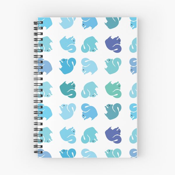 Item preview, Blue Squirrel Rainbow designed and sold by tinyflyinggoats.