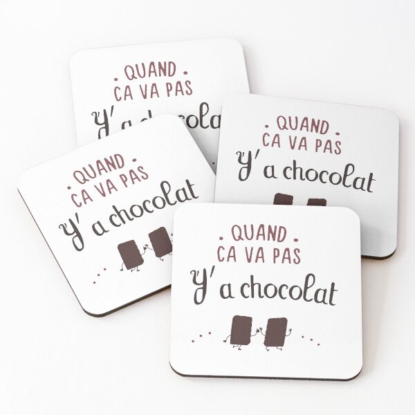 Aperçu de l'œuvre Quand ca va pas y'a chocolat ! créée et vendue par Jayteezy.