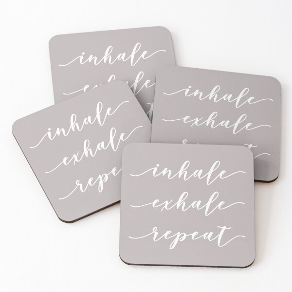 Item preview, inhale exhale repeat - breathe designed and sold by thedailymomfeed.