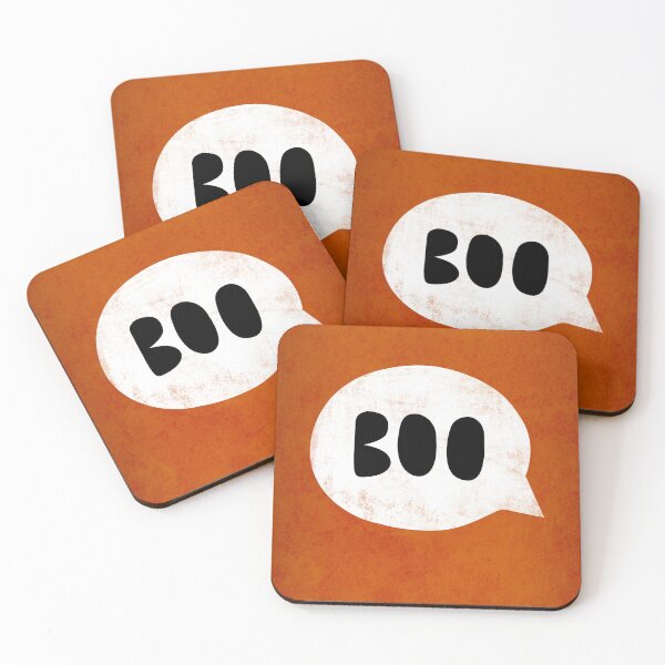 Item preview, Boo. Orange Halloween designed and sold by Latte Design.