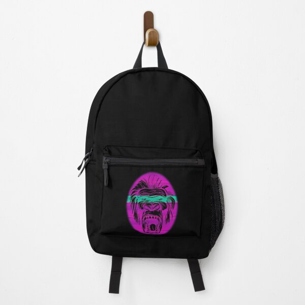 Item preview, Gorilla Screams In Neon Pink And Turquoise I Love Gorillas I Love Mokeys designed and sold by Paulina Vanlife.