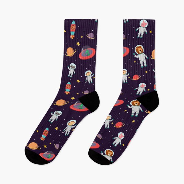 Item preview, Astronaut Animals In Space Pattern I designed and sold by Lemon Pepper.