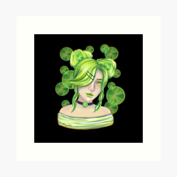 Item preview, Lime Queen/Black Background designed and sold by ArtsyOdie.