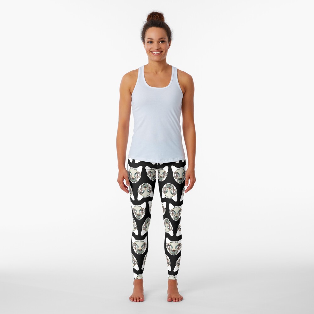 Alas Poor Mittens Leggings