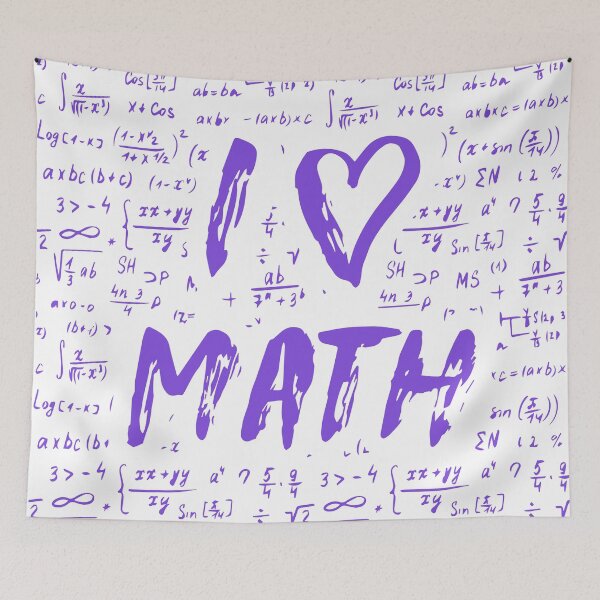 Item preview, I love math designed and sold by designdroplet.