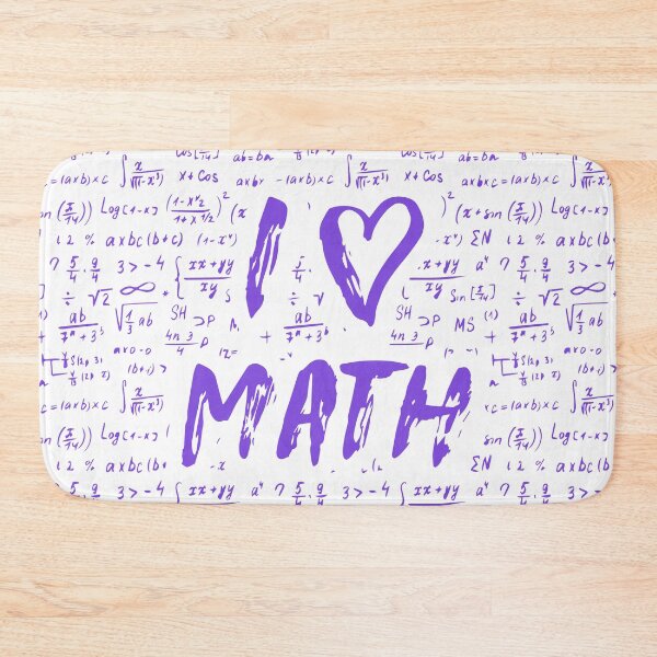 Item preview, I love math designed and sold by designdroplet.