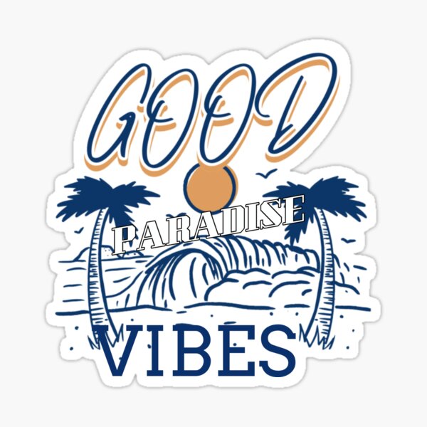 Item preview, Good Vibes Paradise designed and sold by HaPenny.