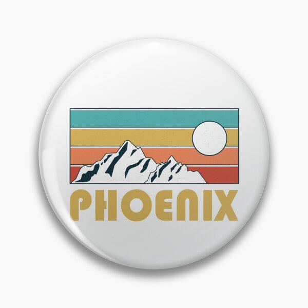 Aperçu de l'œuvre Phoenix Retro Vintage - Phoenix Arizona Mountain Souvenir - Cadeau - Ville natale - Randonnée - Nature créée et vendue par HappyTees Lab.