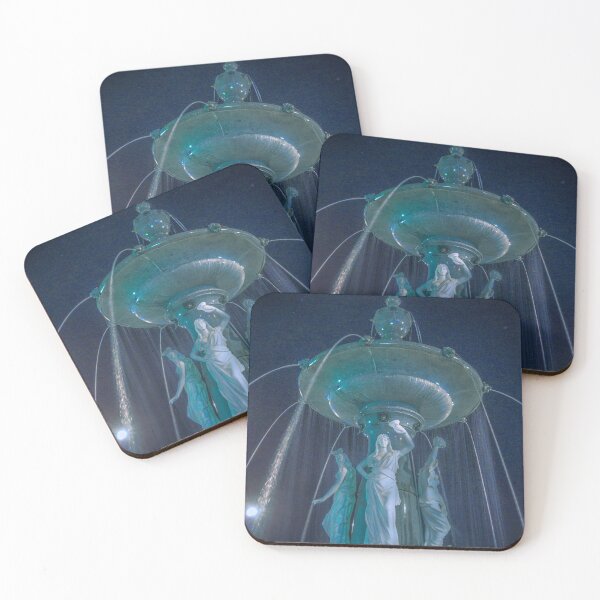 Item preview, Looking up at the Bendigo Fountain - Nightime designed and sold by Steven Jodoin.