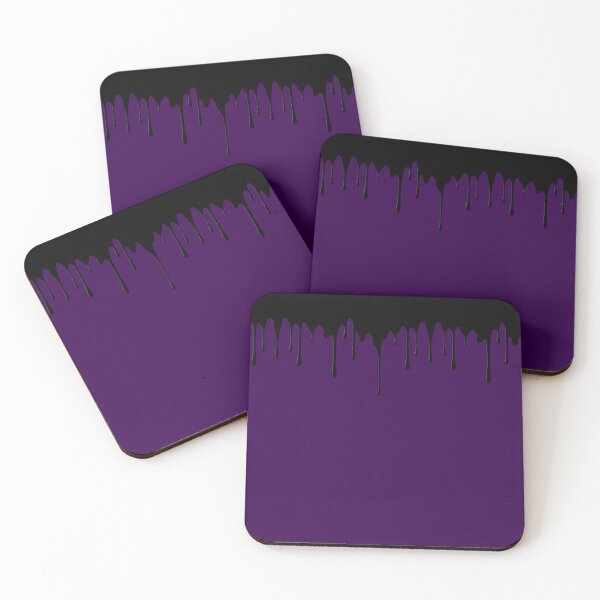 Item preview, Dripping Black on Purple designed and sold by Darcy777.