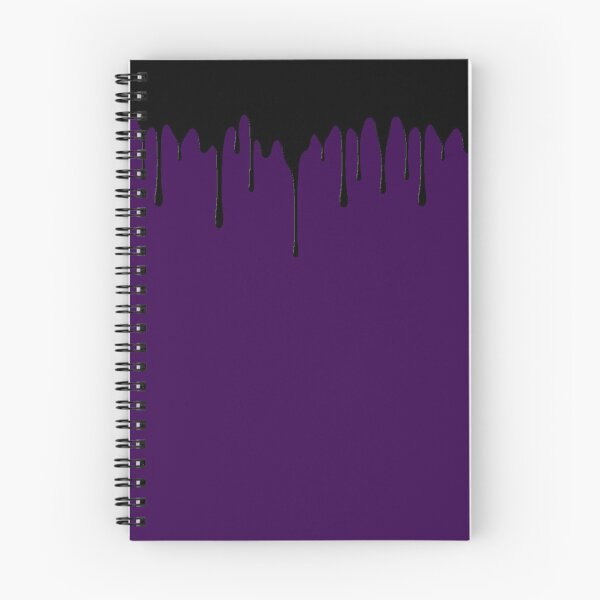Item preview, Dripping Black on Purple designed and sold by Darcy777.