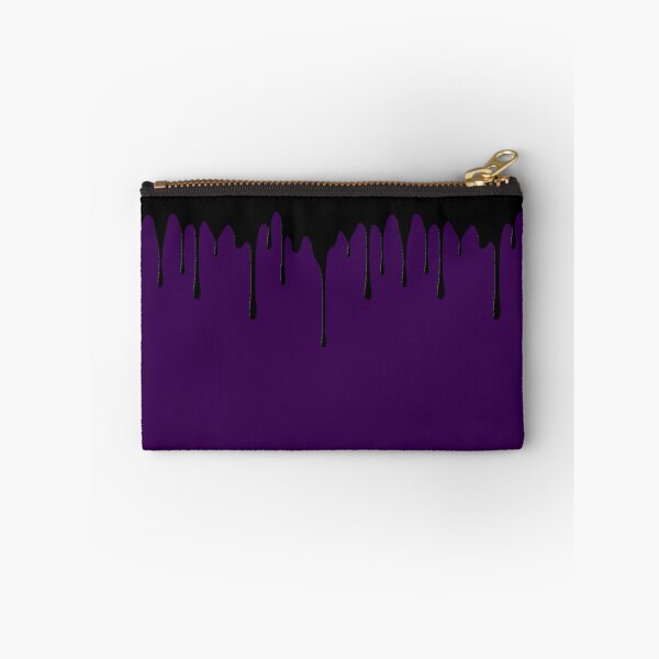 Item preview, Dripping Black on Purple designed and sold by Darcy777.