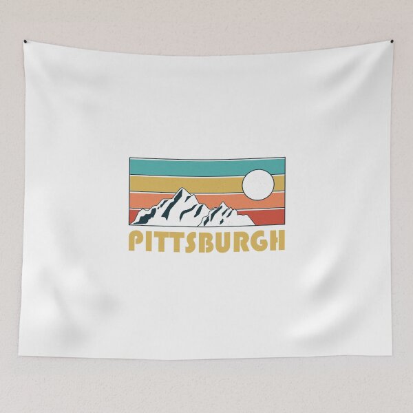 Item preview, Pittsburgh Retro Vintage - Pittsburgh Pennsylvania Mountain Souvenir - Gift - Hometown - Hiking - Nature designed and sold by HappyTees Lab.