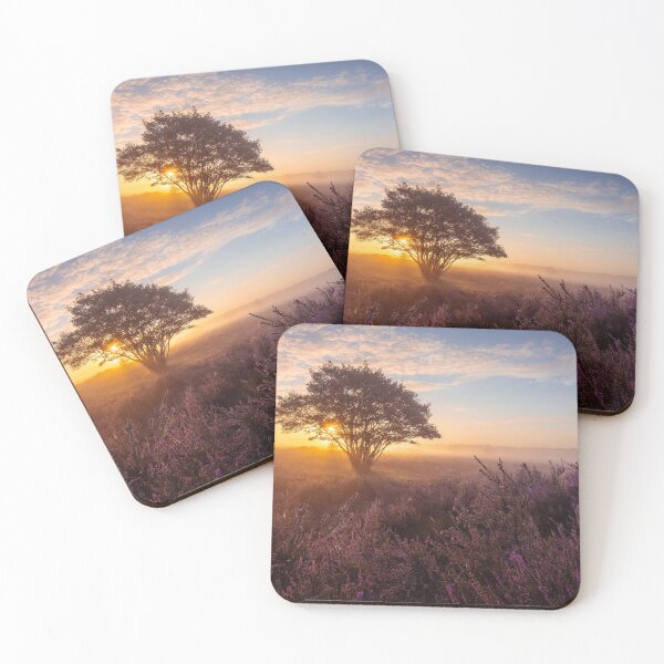 Item preview, Sunrise in a Dutch heathland designed and sold by michieldros.