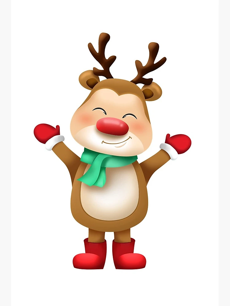 Cartoon Christmas Magnetic Ruler Cute Christmas Reindeer - Temu