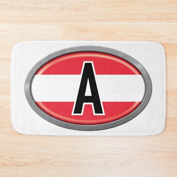 Item preview, Austria International Vehicle Code Metal Plate designed and sold by travelwitheric.