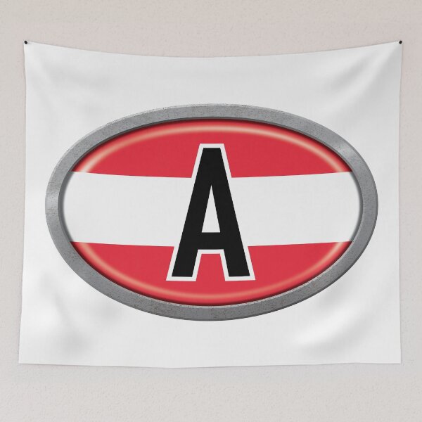 Item preview, Austria International Vehicle Code Metal Plate designed and sold by travelwitheric.
