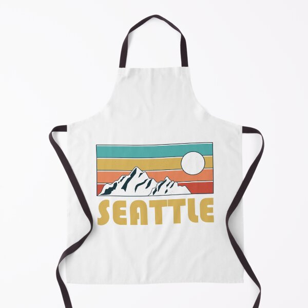 Item preview, Seattle Retro Vintage - Seattle Washington Mountain Souvenir - Gift - Hometown - Hiking - Nature designed and sold by HappyTees Lab.