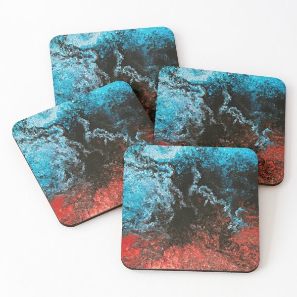 Item preview, Blue And Red Oil Painted Colors designed and sold by TeamPineapple.