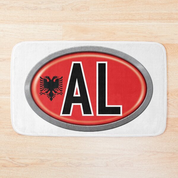 Item preview, Albania International Vehicle Code Metal Plate designed and sold by travelwitheric.