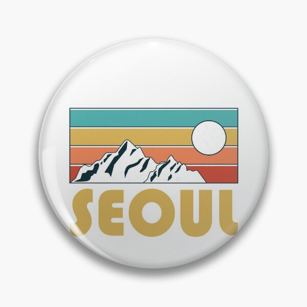 Item preview, Seoul Retro Vintage - Seoul Mountain Souvenir - Gift - Hometown - Hiking - Nature designed and sold by HappyTees Lab.