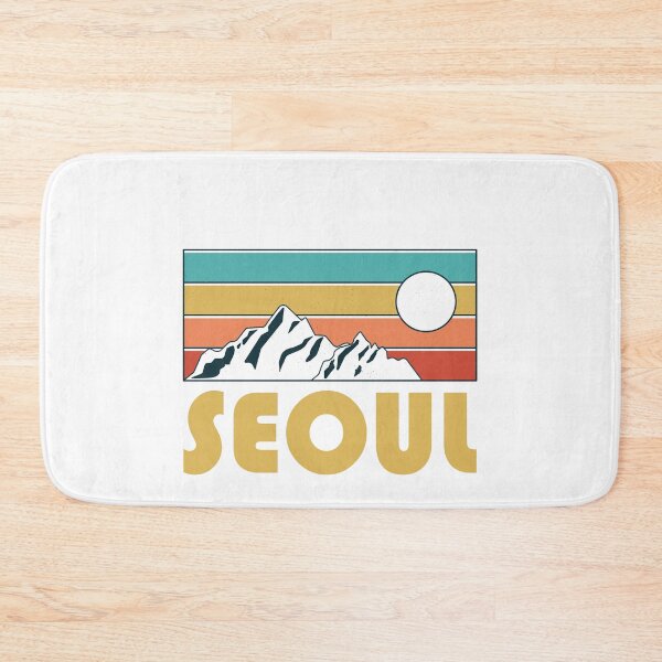 Item preview, Seoul Retro Vintage - Seoul Mountain Souvenir - Gift - Hometown - Hiking - Nature designed and sold by HappyTees Lab.