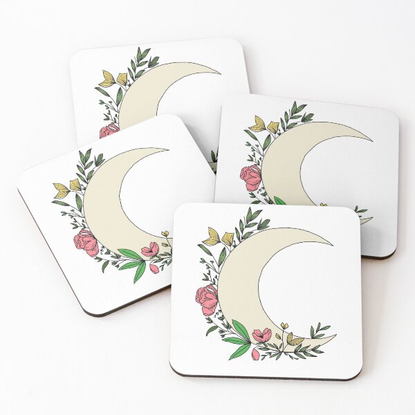 Item preview, A floral moon flower  designed and sold by adesignworld.