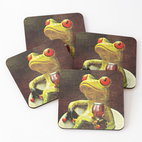 Item preview, Nice Frogs mascotas animales rana pop con vino designed and sold by Coolstuff4you71.