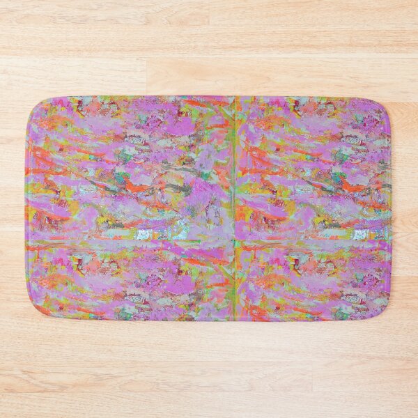 Item preview, abstract pink art painting designed and sold by Fiveladiesart.