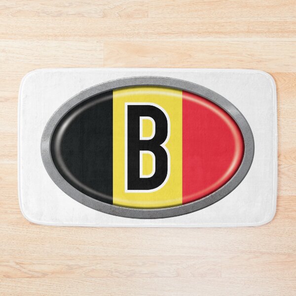 Item preview, Belgium International Vehicle Code Metal Plate designed and sold by travelwitheric.