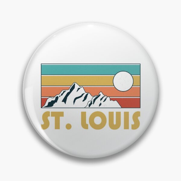 Item preview, St. Louis Retro Vintage - St. Louis Missouri Mountain Souvenir - Gift - Hometown - Hiking - Nature designed and sold by HappyTees Lab.