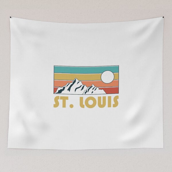 Item preview, St. Louis Retro Vintage - St. Louis Missouri Mountain Souvenir - Gift - Hometown - Hiking - Nature designed and sold by HappyTees Lab.