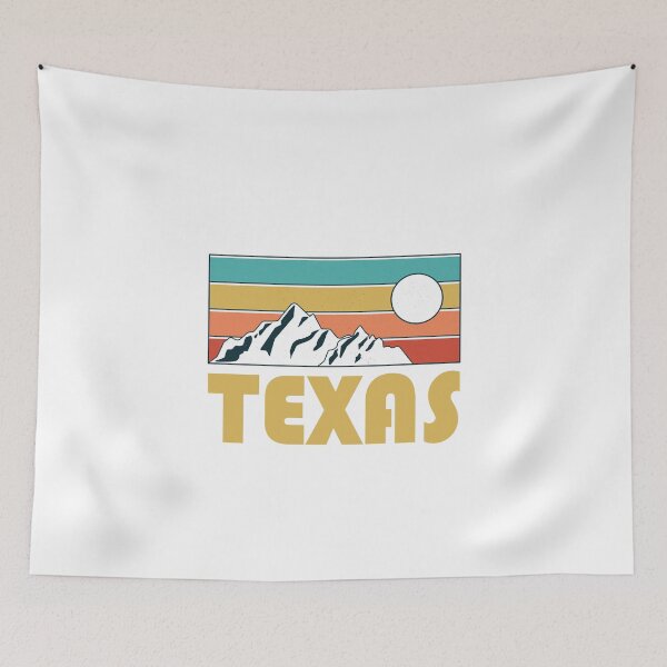 Item preview, Texas Retro Vintage - Texas Mountain Souvenir - Gift - Hometown - Hiking - Nature designed and sold by HappyTees Lab.