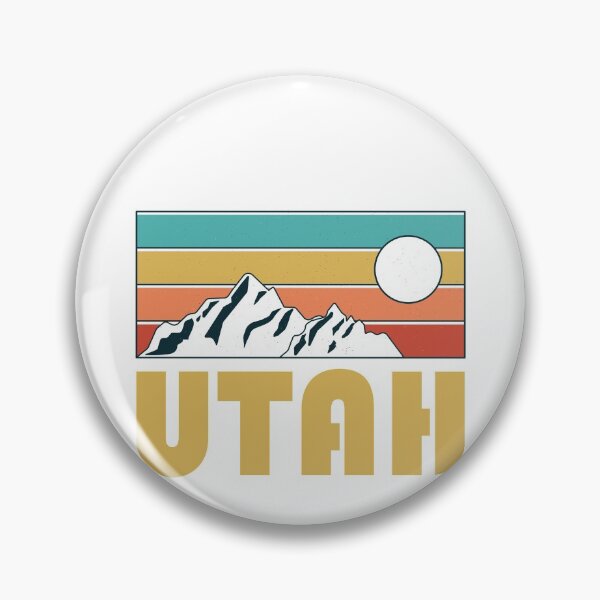 Item preview, Utah Retro Vintage - Utah Mountain Souvenir - Gift - Hometown - Hiking - Nature designed and sold by HappyTees Lab.