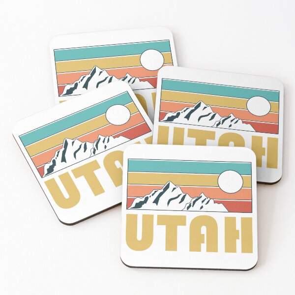 Item preview, Utah Retro Vintage - Utah Mountain Souvenir - Gift - Hometown - Hiking - Nature designed and sold by HappyTees Lab.