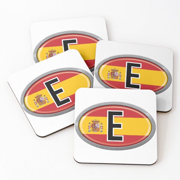 Artikelvorschau, Spanien International Vehicle Code Metallplatte entworfen und verkauft von travelwitheric.