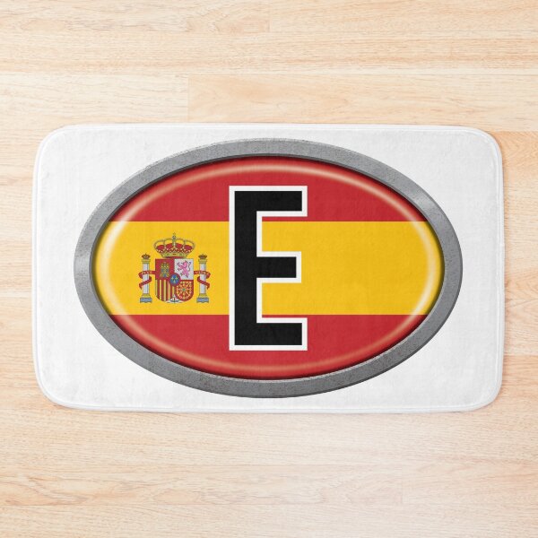 Item preview, Spain International Vehicle Code Metal Plate designed and sold by travelwitheric.