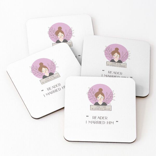 Item preview, Jane Eyre quote - READER I MARRIED HIM designed and sold by Candela Blush.