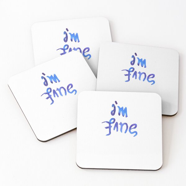Item preview, I'm Fine Save Me Anagram Tattoo Motivate designed and sold by thefrshmachine.