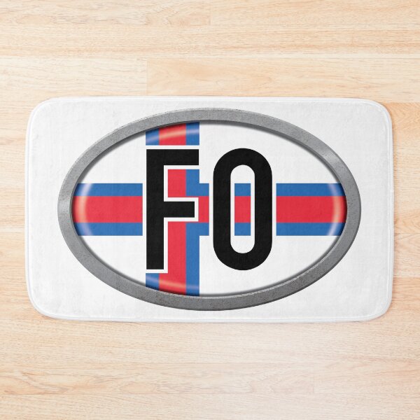 Item preview, Faroe Islands International Vehicle Code Metal Plate designed and sold by travelwitheric.